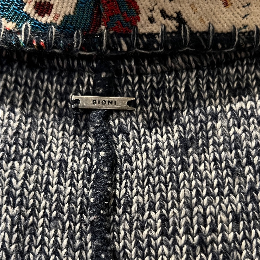 Sioni Boho Multicolor Patchwork Sweater- Large Nw… - image 7